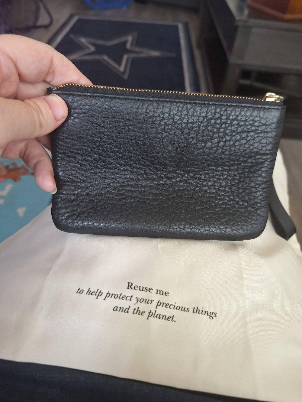 kate spade Black Pebbled Pouch - Picture 3 of 3